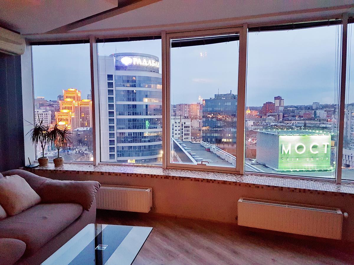 Most City Apart-Hotel Днепър Стая снимка